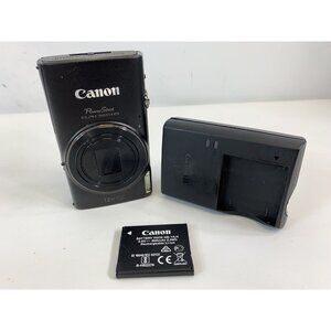 Canon PowerShot ELPH 360 HS WiFi 12x Optical Zoom Digital Camera, Black